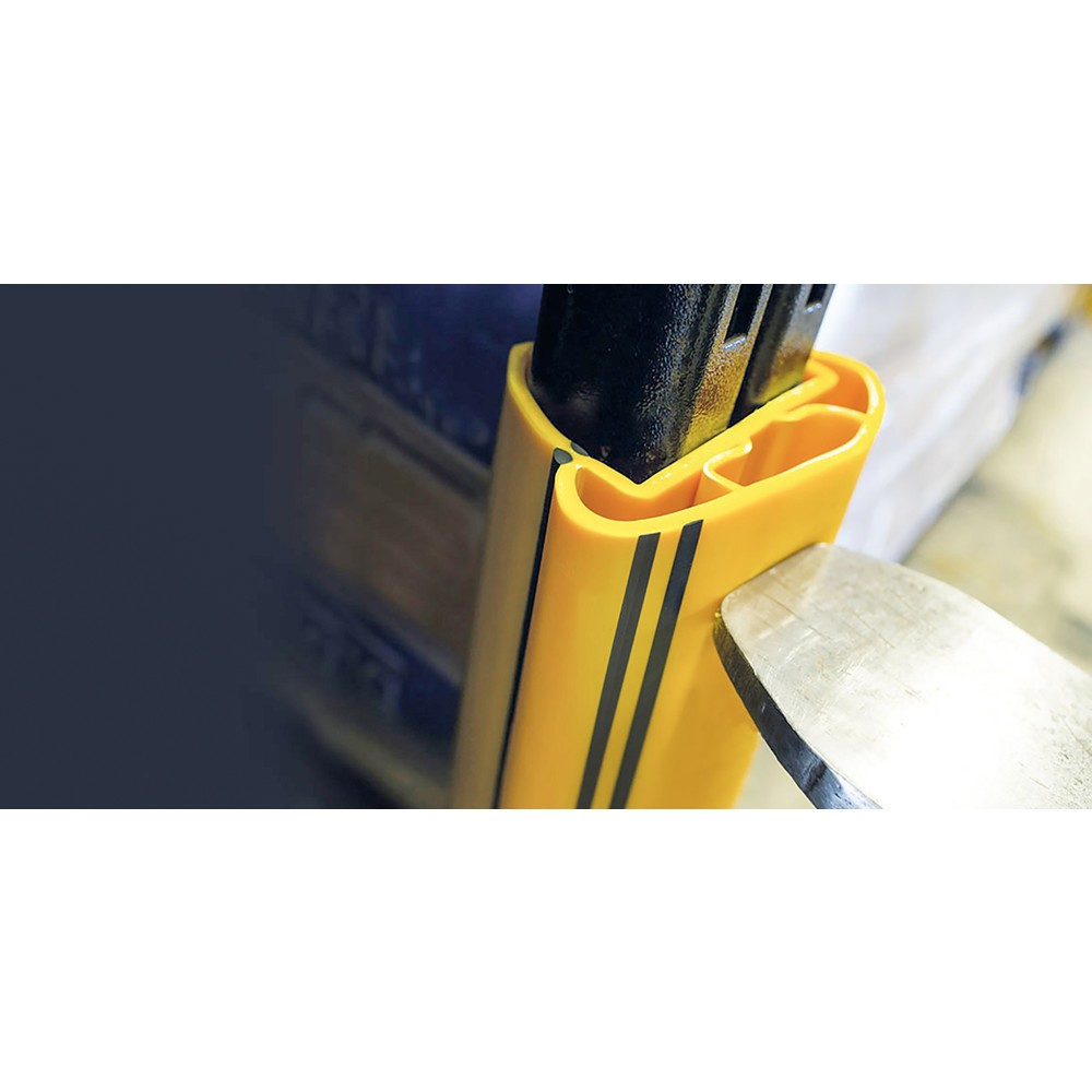 Produktbillede nr. 6: A-SAFE RackGuard (S) LLR påkørselsbeskyttelse til reoler af MEMAPLEX®, indvendige mål HxBxD 600 x 85 x 80 mm