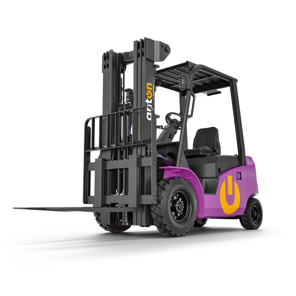 Produktbillede nr. 4: AntOn by Jungheinrich elektrisk gaffeltruck CBH 3.0 med dobbelt-teleskop-mast, masthøjde 3.300 mm, bæreevne 3.000 kg, inkl. ekstern oplader 80 V, 60 A, CEE, 5-polet