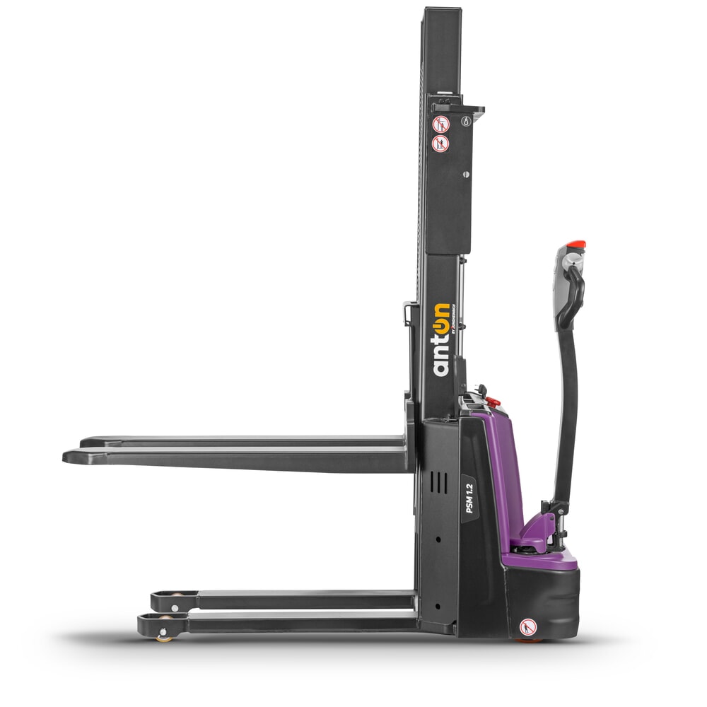 Produktbillede nr. 10: AntOn by Jungheinrich elpalleløfter PSM 1.2, med dobbelt-teleskop-mast, bæreevne 1.200 kg, løftehøjde 2522 mm