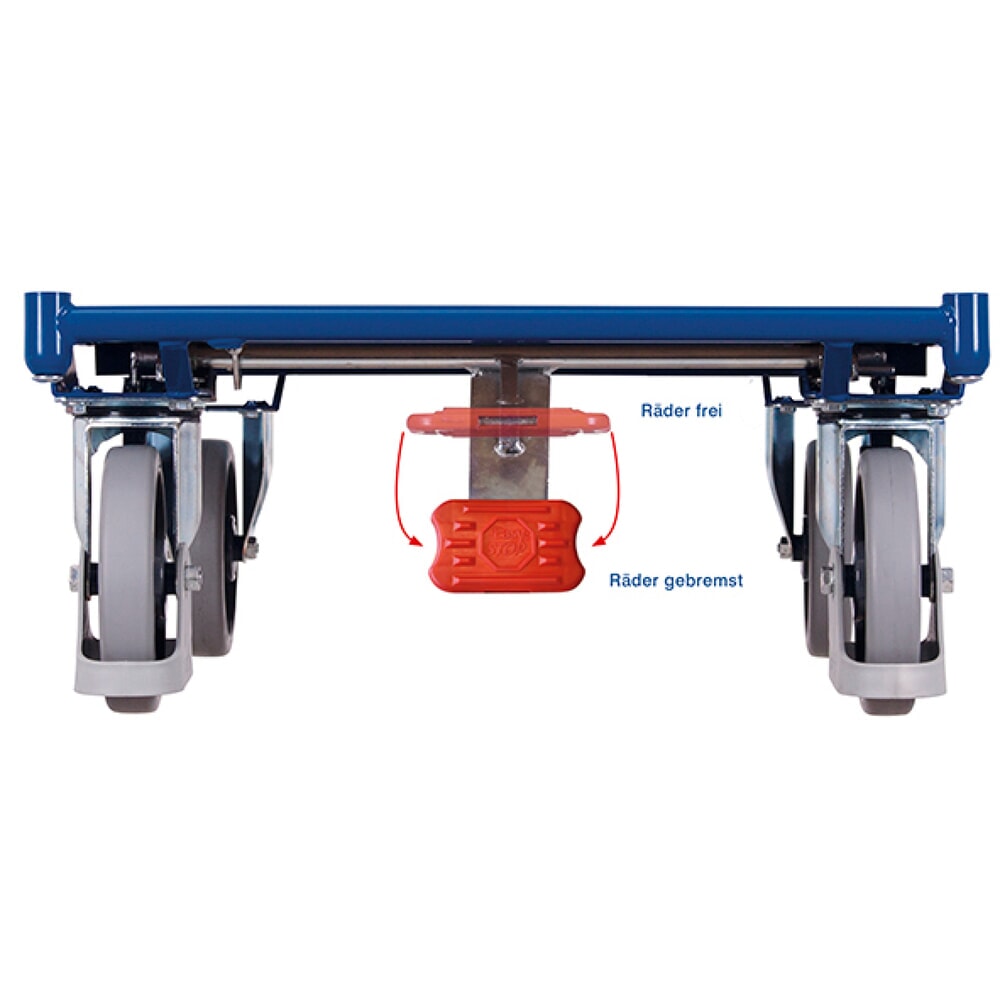 Produktbillede nr. 3: Foldevogn VARIOfit®, lasteområde BxD 450 x 720 mm, belastningskapacitet 150 kg