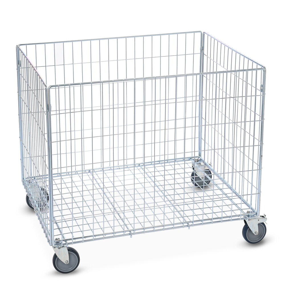 Produktbillede: HEMMDAL beholder med ruller med 4 styrehjul, HxBxD 735 x 630 x 830 mm, bærekraft 60 kg