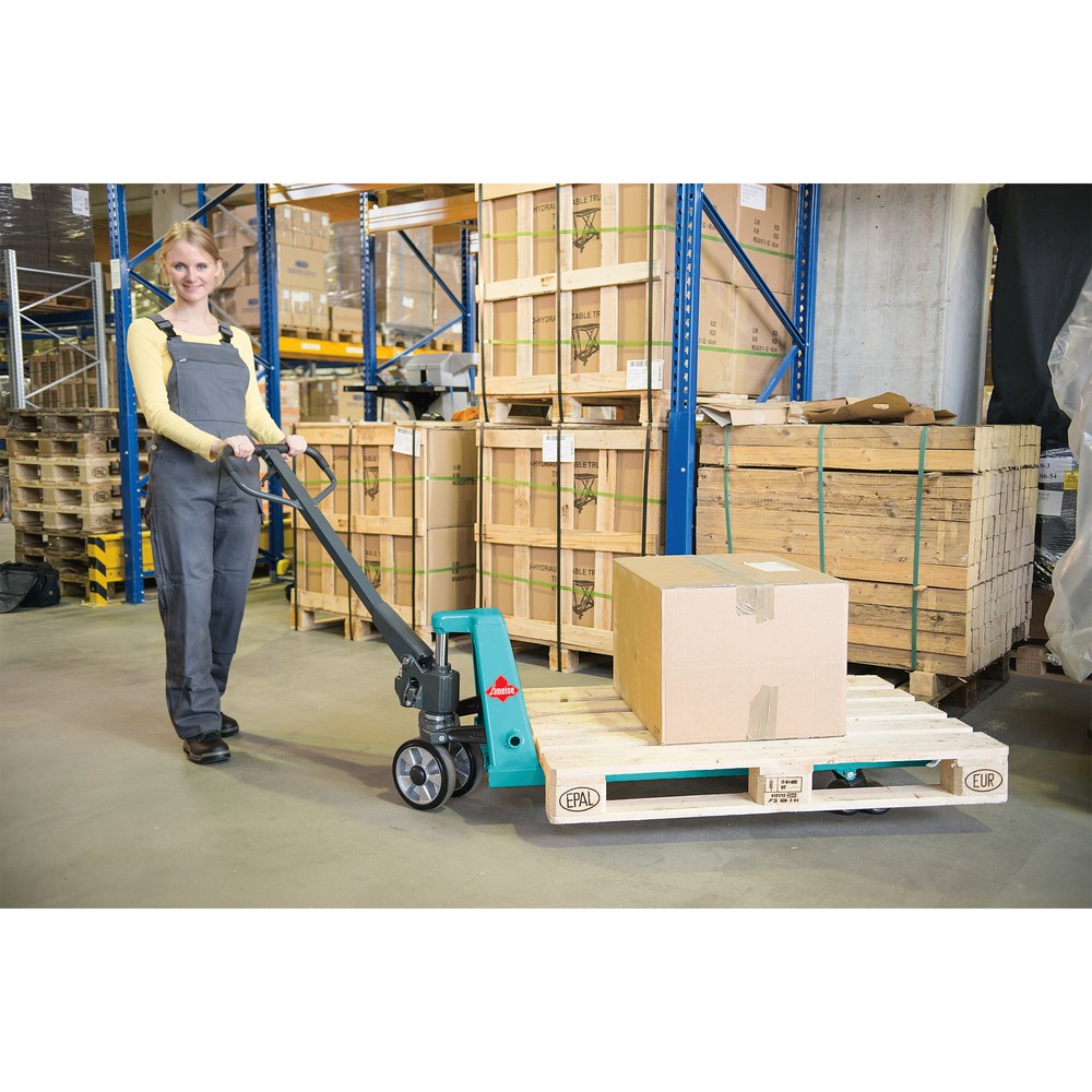 Produktbillede nr. 11: Palleløfter Ameise® PTM 2.0 med hurtigløft, bæreevne 2.000 kg, gaffellængde 1.150 mm, massiv gummi/polyurethan