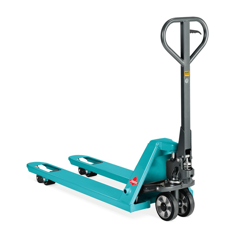 Produktbillede: Palleløfter Ameise® PTM 2.0 med hurtigløft, bæreevne 2.000 kg, gaffellængde 1.150 mm, massiv gummi/polyurethan
