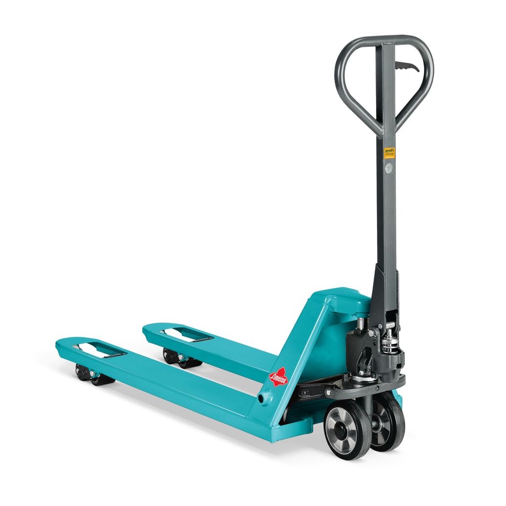Produktbillede: Palleløfter Ameise® PTM 2.0 med hurtigløft, bæreevne 2.000 kg, gaffellængde 1.150 mm, massiv gummi/polyurethan