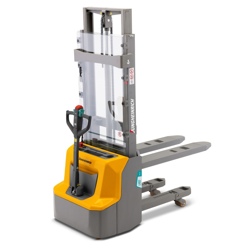 Produktbillede: Jungheinrich litium-ion-stabler AMC 12z, bæreevne 1.200 kg, dobbelt-teleskop-mast, masthøjde 3600 mm