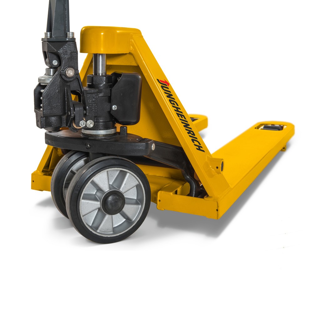 Produktbillede nr. 3: Jungheinrich palleløfter AM 20, bæreevne 2000 kg, ergonomisk betjening, nylon-styrehjul, nylon-gaffelhjul, enkelthjul