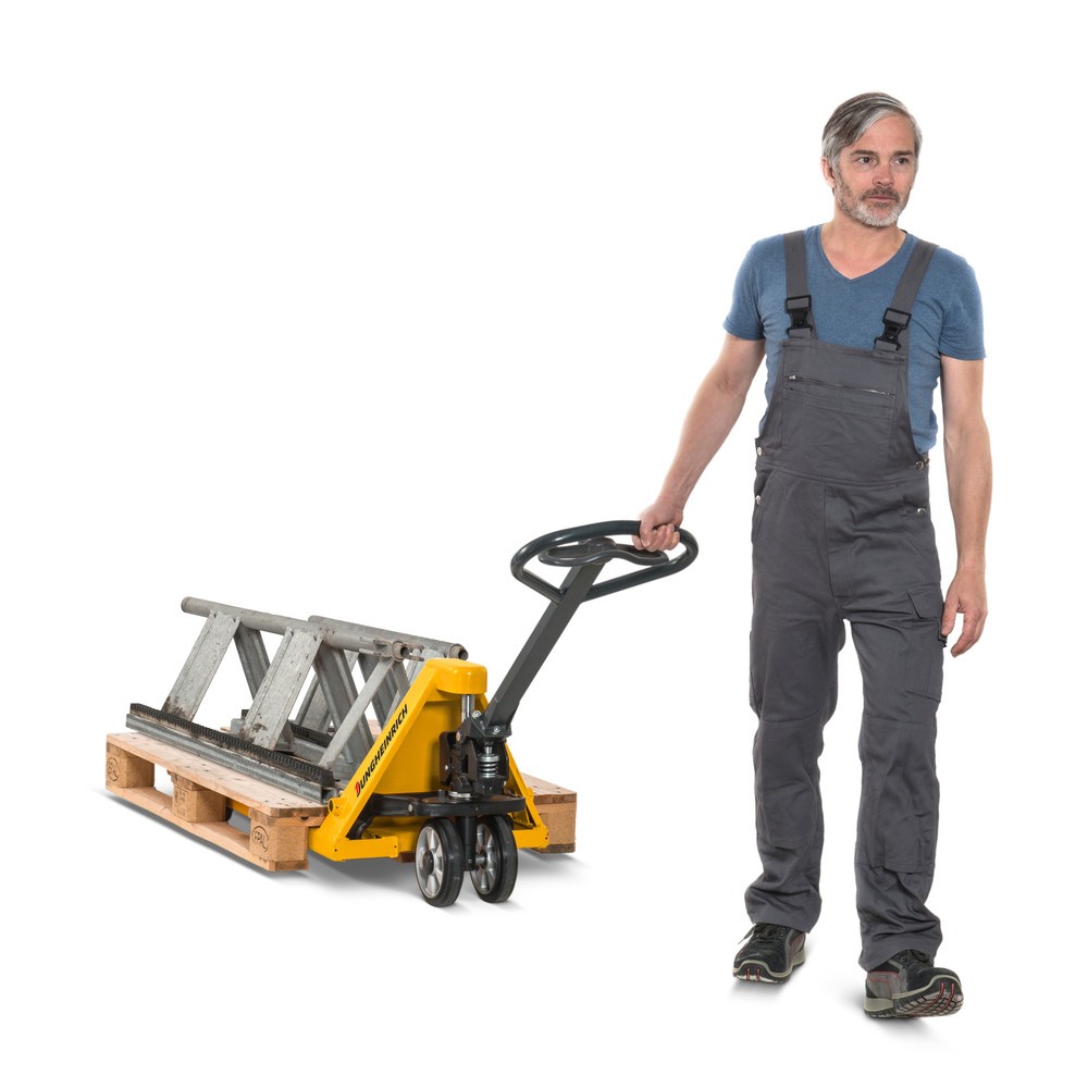 Produktbillede nr. 8: Jungheinrich palleløfter AM 20, bæreevne 2000 kg, ergonomisk betjening, nylon-styrehjul, nylon-gaffelhjul, enkelthjul