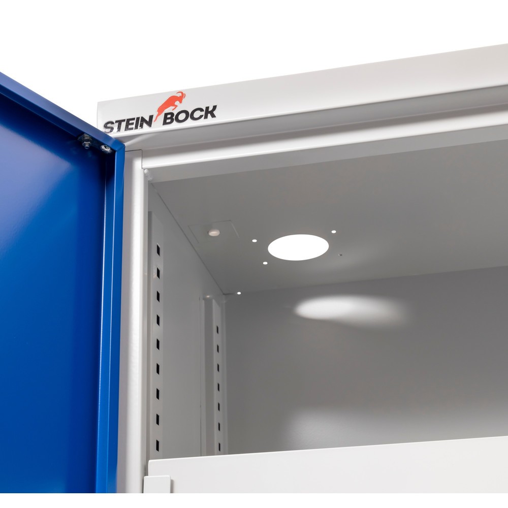 Produktbillede nr. 5: Steinbock® kemikalieskab, 4 bundkar til gulvet i henhold til StawaR, HxBxT 1.950 x 950 x 500 mm