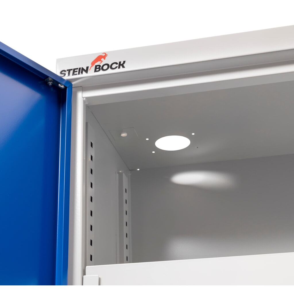 Produktbillede nr. 5: Steinbock® kemikalieskab, 4 bundkar til gulvet i henhold til StawaR, HxBxT 1.950 x 950 x 500 mm