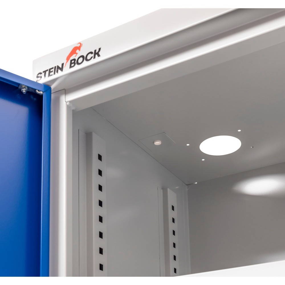 Produktbillede nr. 6: Steinbock® kemikalieskab, 4 bundkar til gulvet i henhold til StawaR, HxBxT 1.950 x 950 x 500 mm