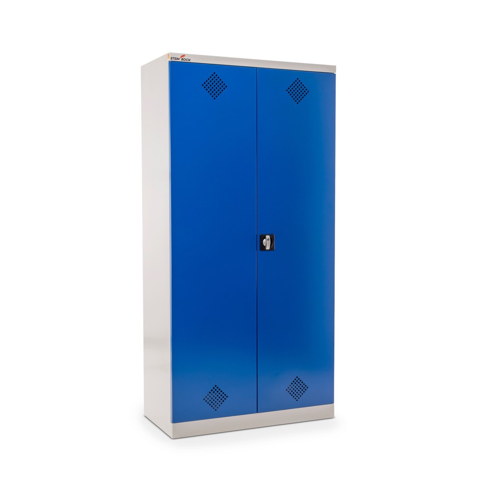 Produktbillede: Steinbock® kemikalieskab, 4 bundkar til gulvet i henhold til StawaR, HxBxT 1.950 x 950 x 500 mm