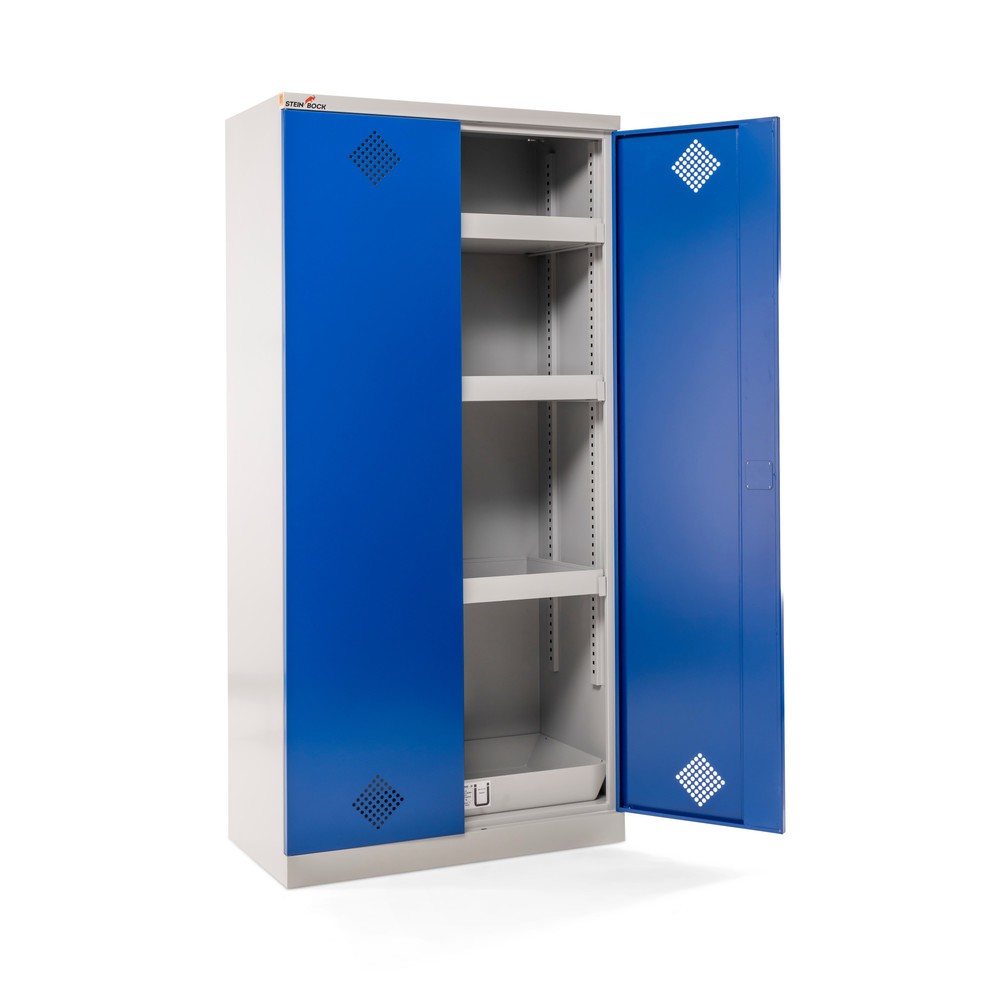 Produktbillede nr. 9: Steinbock® kemikalieskab, 4 bundkar til gulvet i henhold til StawaR, HxBxT 1.950 x 950 x 500 mm