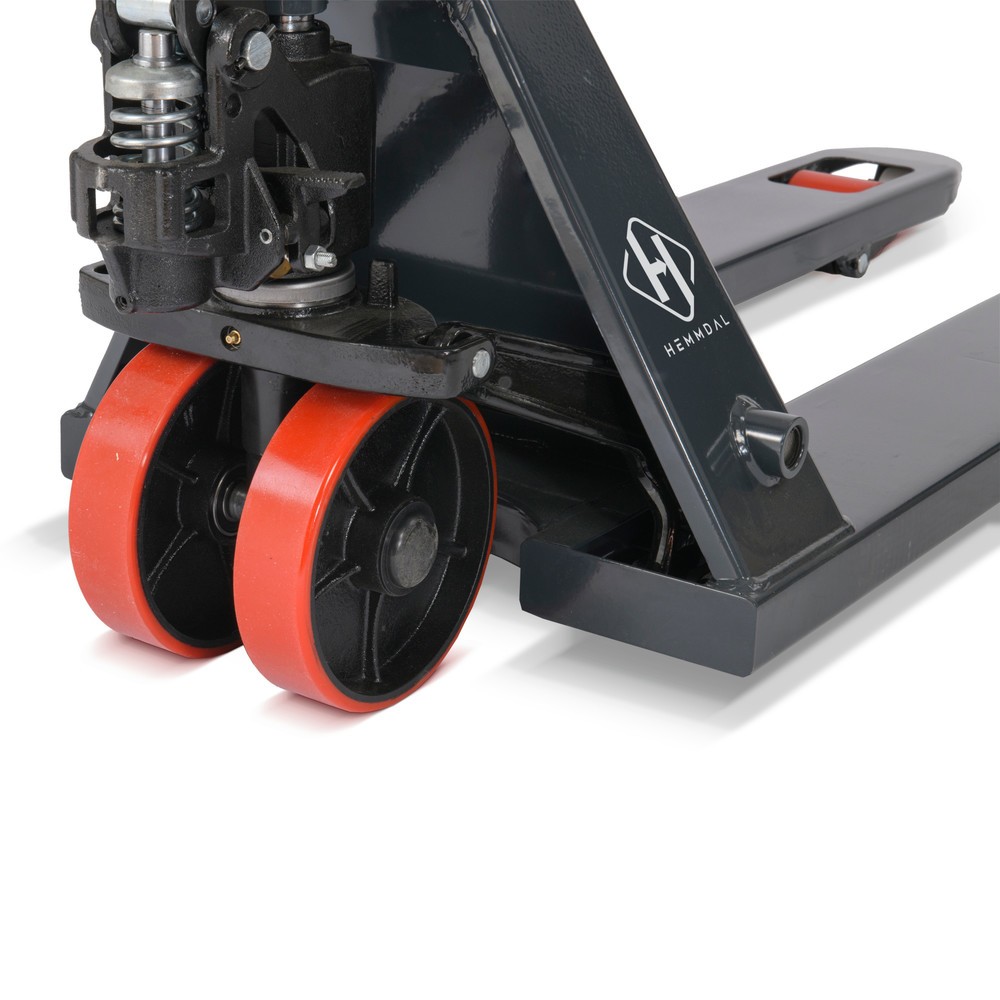 Produktbillede nr. 4: HEMMDAL PTM 2.5 palleløfter, bæreevne 2.500 kg, gaffellængde 1.150 mm, polyurethan, enkelthjul