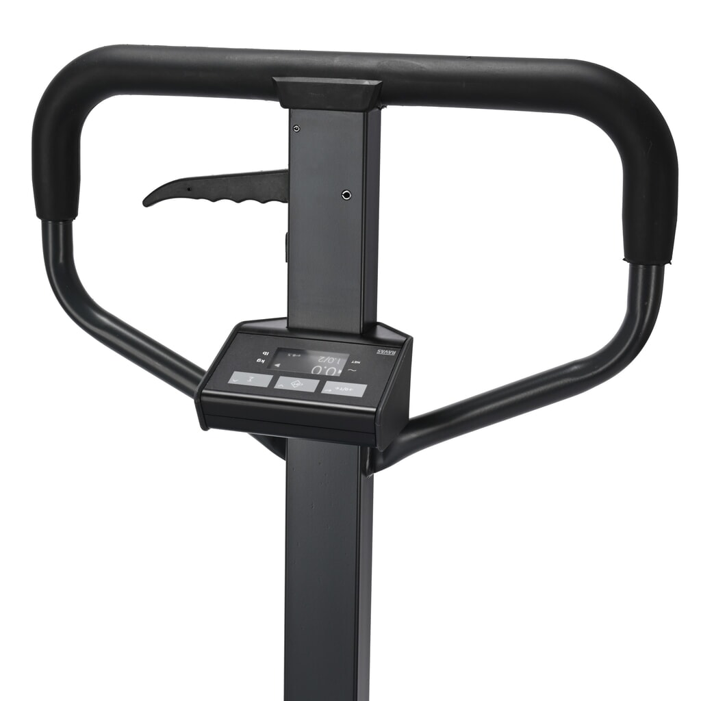 Produktbillede nr. 4: Palleløfter med vægt Ameise® PTM 2.0 Scale med display på styrestangshåndtag, bærekraft 2.000 kg, enkelthjul