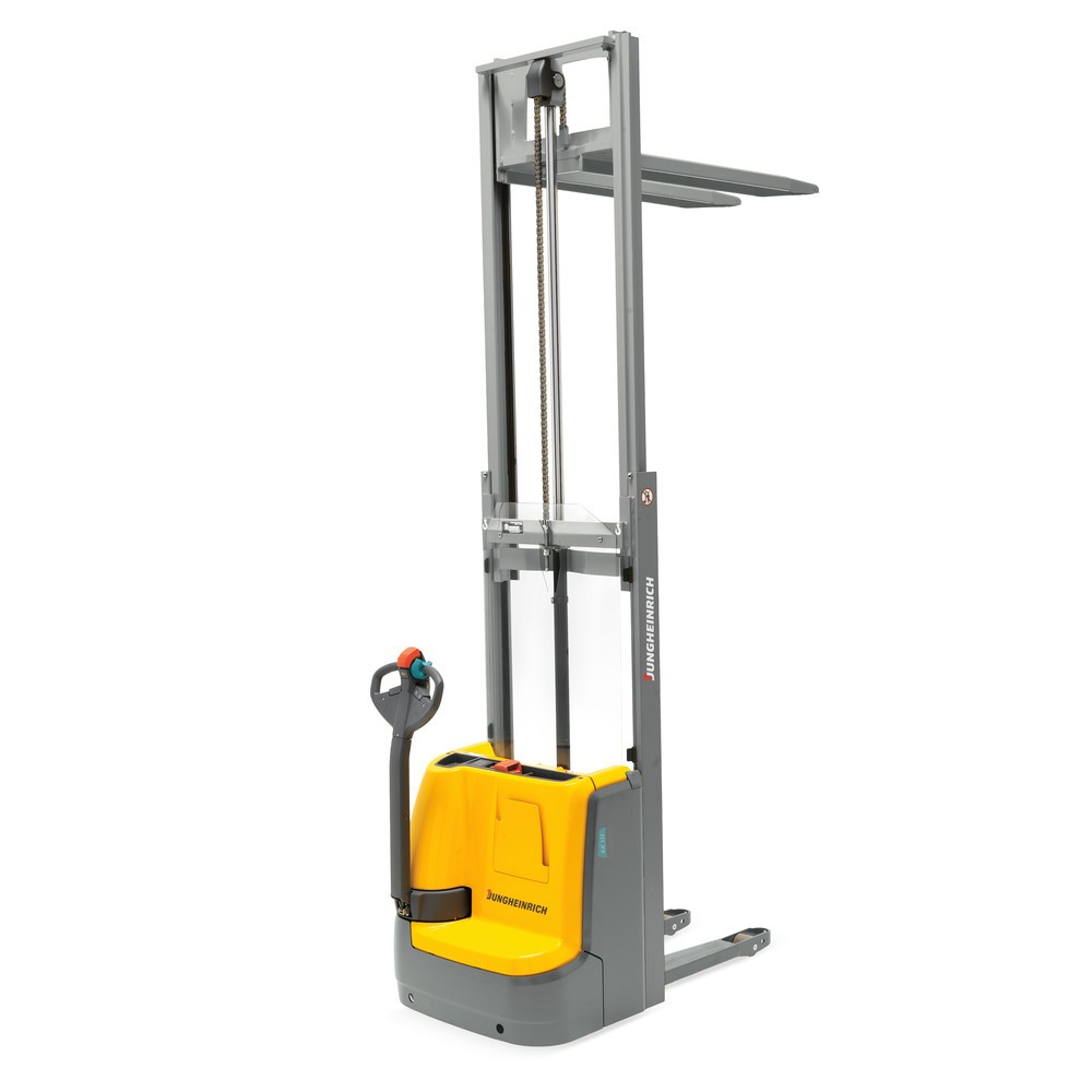 Produktbillede nr. 5: Jungheinrich-elpalleløfter EJC 110/ZZ, bæreevne 1.000 kg, dobbelt-teleskop-mast, masthøjde 2.590 mm, proportionalhydraulik