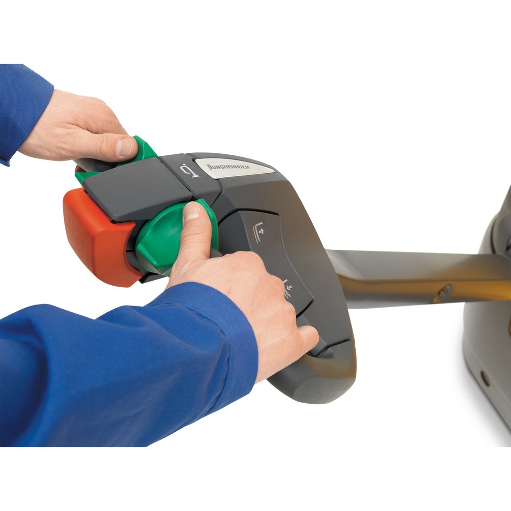 Produktbillede nr. 3: Jungheinrich-elpalleløfter EJC 112/ZZ, dobbelt-teleskop-mast, masthøjde 2.590 mm, bæreevne 1.200 kg, proportionalhydraulik, Aquamatik