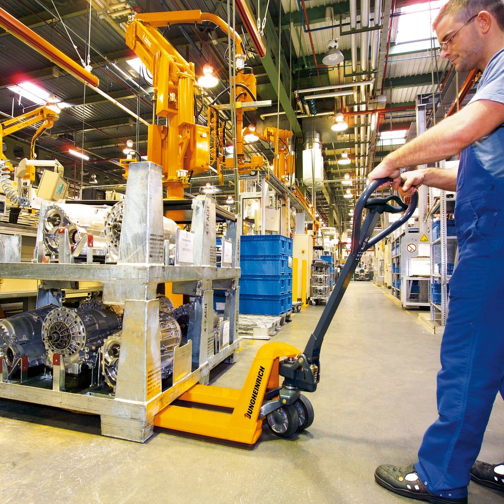 Produktbillede nr. 6: Jungheinrich palleløfter AM 22 med hurtigløft, bæreevne 2.200 kg, gaffellængde 1.150 mm, nylon
