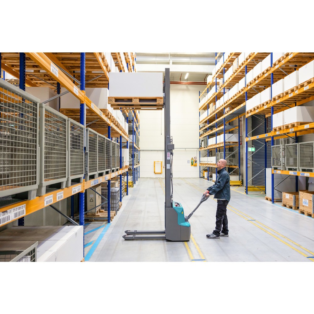 Produktbillede nr. 11: Elpalleløfter Ameise® PSE 1.2, dobbelt-teleskop-mast, masthøjde 3.600 mm, bæreevne 1.200 kg