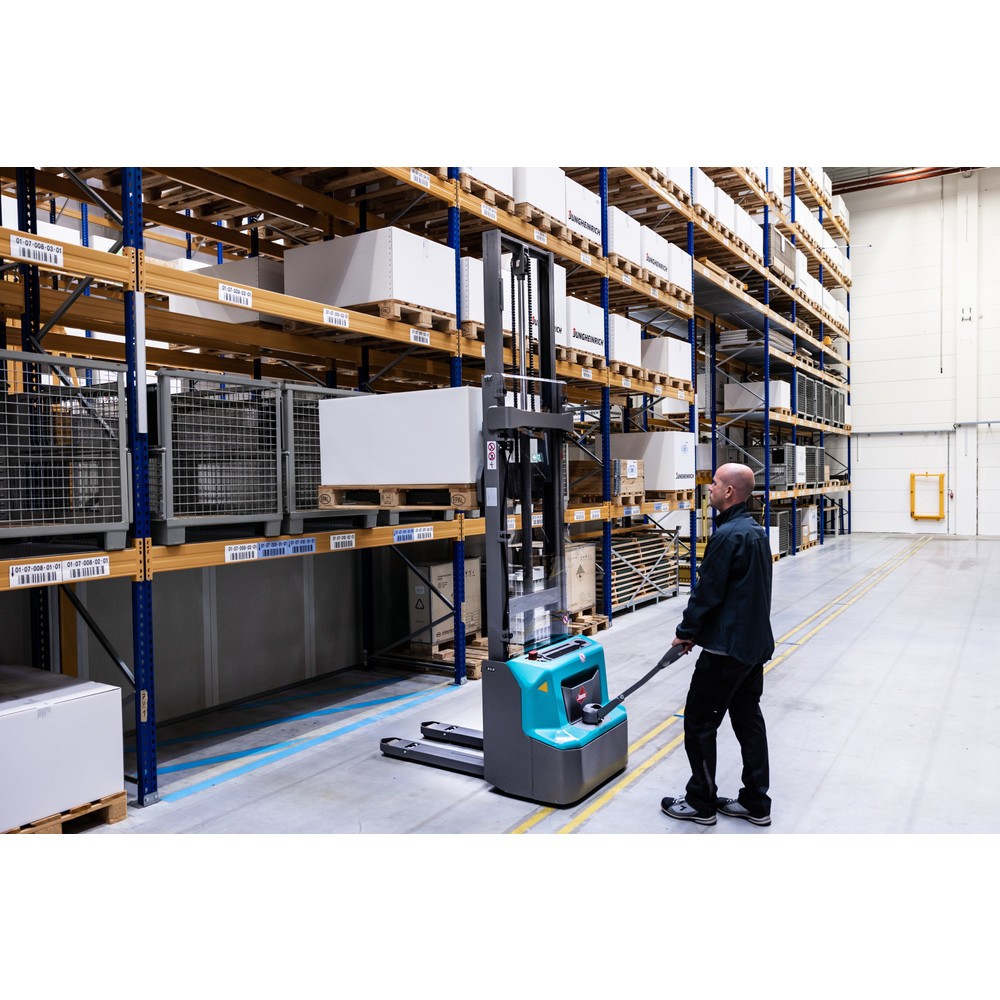 Produktbillede nr. 8: Elpalleløfter Ameise® PSE 1.2, dobbelt-teleskop-mast, masthøjde 3.600 mm, bæreevne 1.200 kg