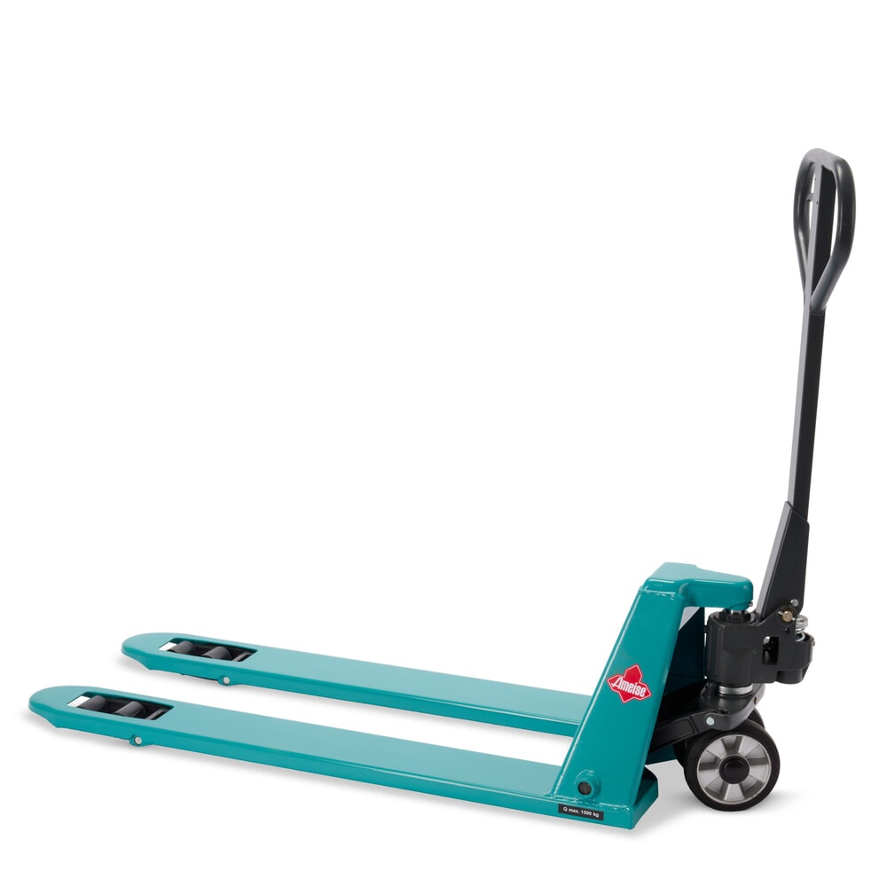 Produktbillede nr. 4: Flad palleløfter Ameise® PTM 1.5 Low, bæreevne 1.500 kg, gaffellængde 1.150 mm, massiv gummi/polyurethan, tandemhjul
