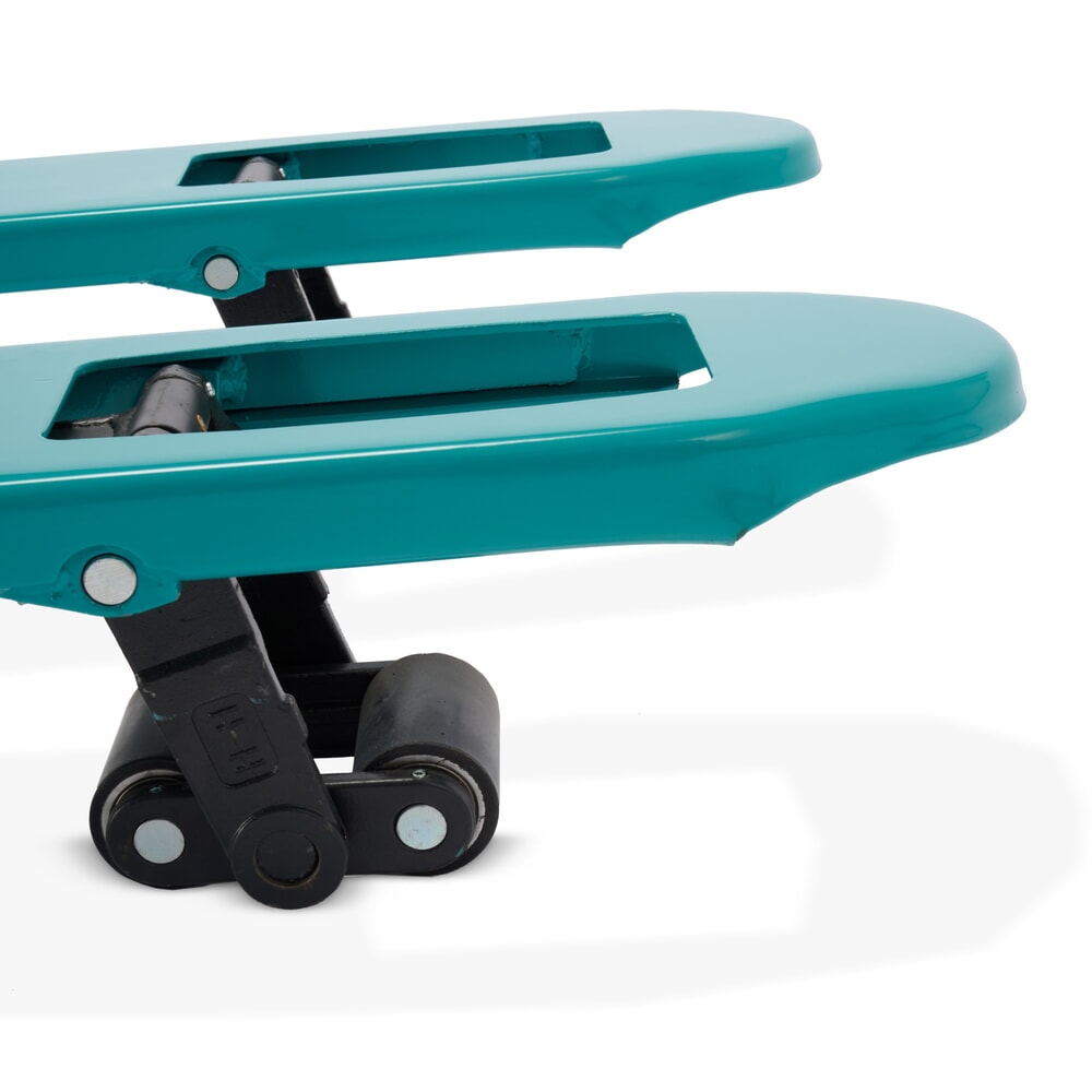 Produktbillede nr. 6: Flad palleløfter Ameise® PTM 1.5 Low, bæreevne 1.500 kg, gaffellængde 1.150 mm, massiv gummi/polyurethan, tandemhjul