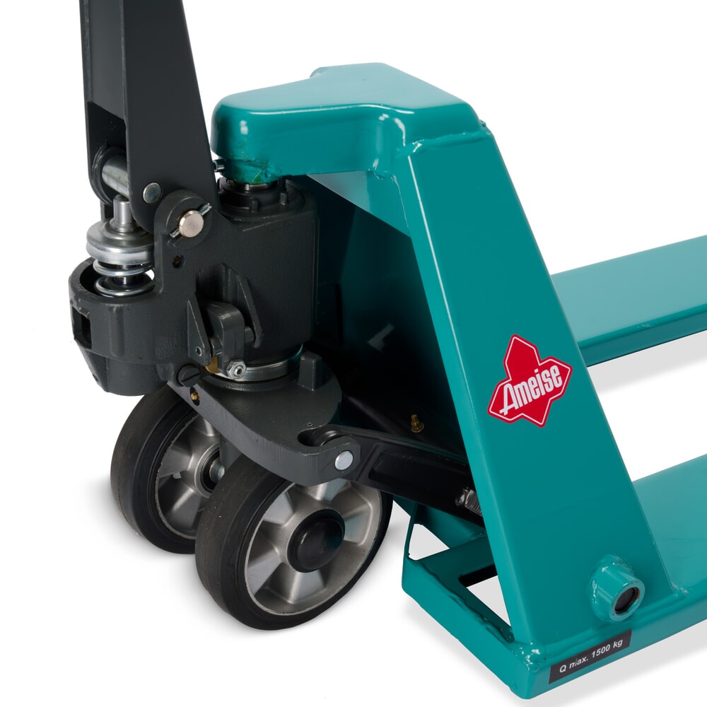 Produktbillede nr. 9: Flad palleløfter Ameise® PTM 1.5 Low, bæreevne 1.500 kg, gaffellængde 1.150 mm, massiv gummi/polyurethan