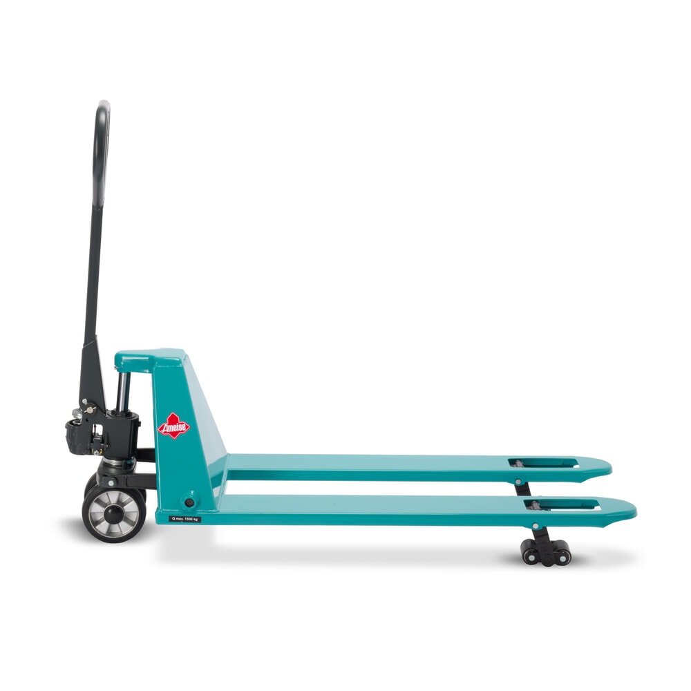 Produktbillede nr. 10: Flad palleløfter Ameise® PTM 1.5 Low, bæreevne 1.500 kg, gaffellængde 1.150 mm, massiv gummi/polyurethan, tandemhjul