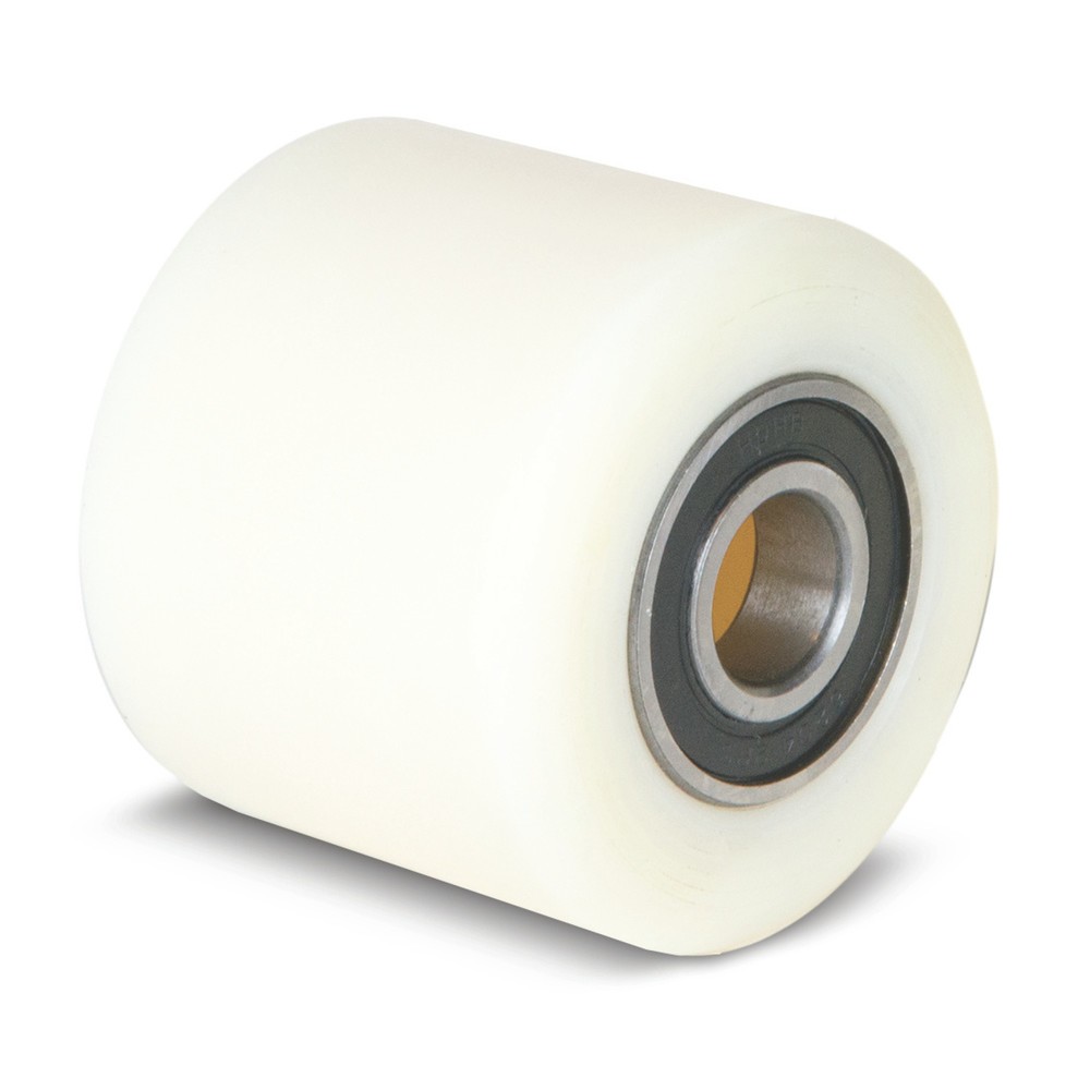 Produktbillede: Gaffelhjul til Ameise®-palleløfter type PTM 2.0 / 2.5, ACY20 / 25, BF3, BF, Delta, BASIC type DF25, tandem, nylon, Ø x bredde 80 x 70 mm
