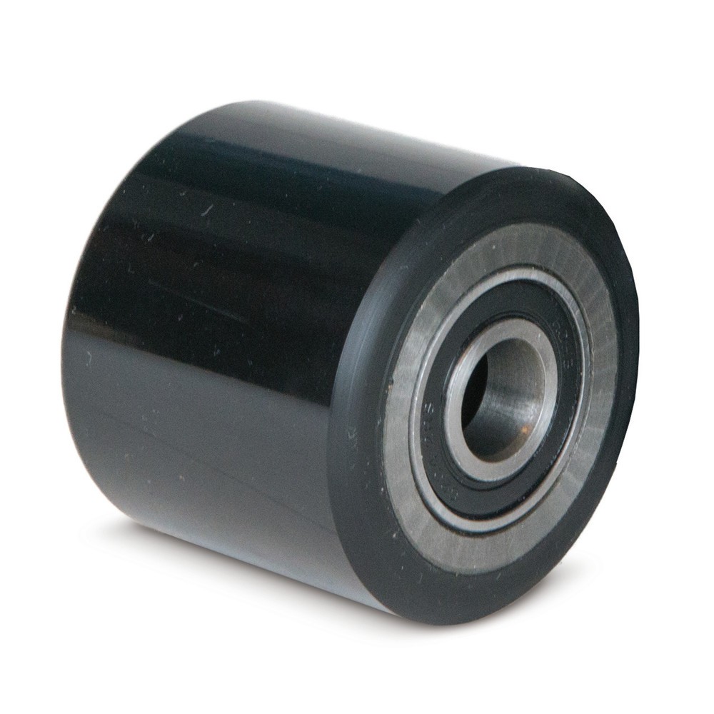 Produktbillede: Gaffelhjul Economic type DB, enkelt, nylon, Ø x bredde 70 x 80 mm