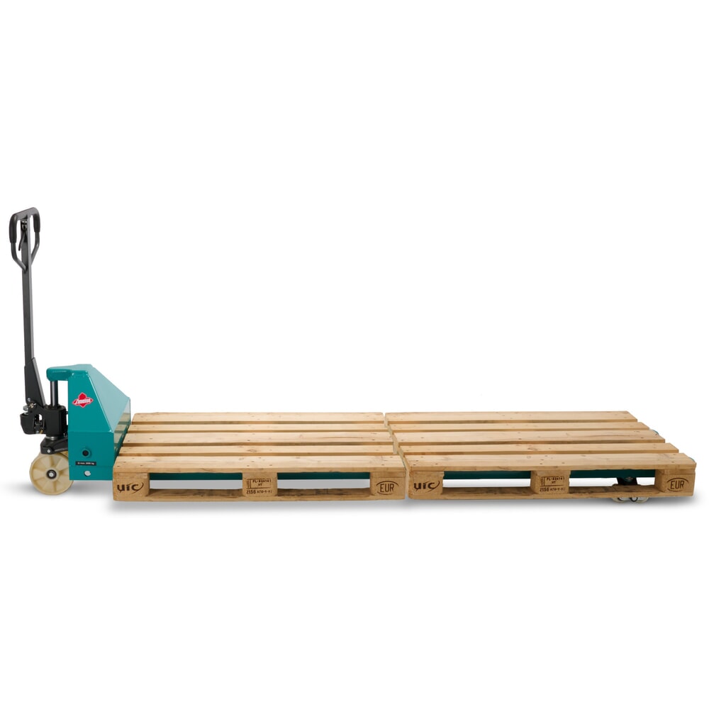 Produktbillede nr. 4: Ameise® PTM 2.0 palleløfter, bæreevne 2.000 kg, gaffellængde 2.500 mm, nylon, tandemhjul