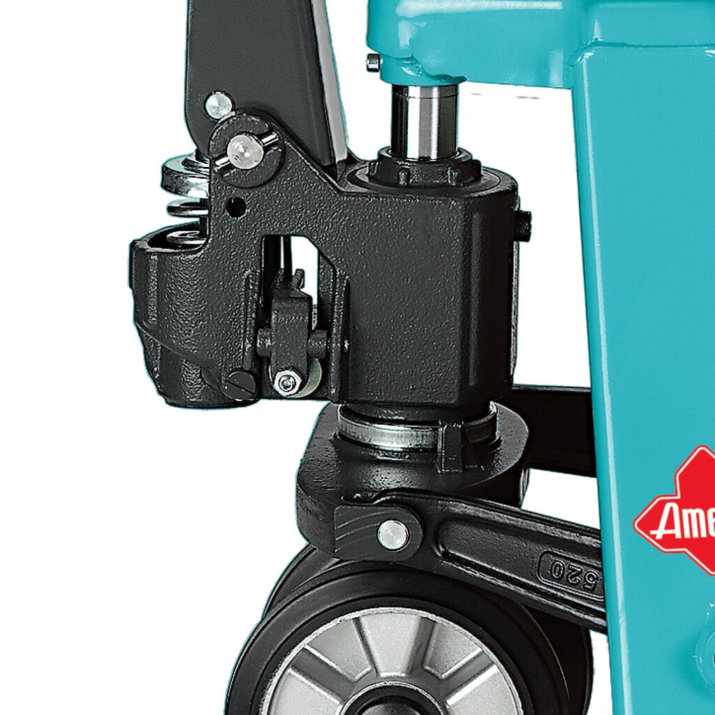 Palleløfter Ameise® PTM 2.0 med hurtigløft, bæreevne 2.000 kg, gaffellængde 1.150 mm, massiv gummi/polyurethan Produktbillede nr. 9: Palleløfter Ameise® PTM 2.0 med hurtigløft, bæreevne 2.000 kg, gaffellængde 1.150 mm, massiv gummi/polyurethan