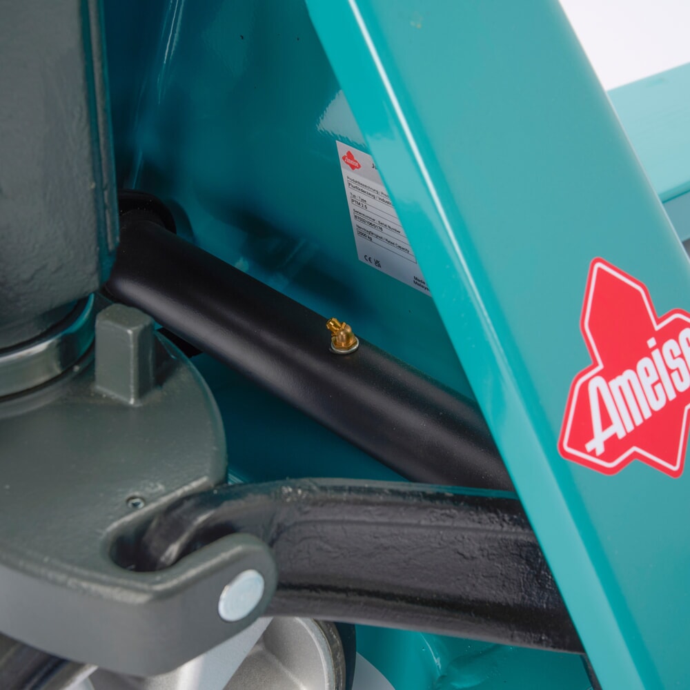 Produktbillede nr. 5: Palleløfter Ameise® PTM 2.5, bæreevne 2.500 kg, gaffellængde 1.150 mm, massiv gummi/polyurethan, tandemhjul