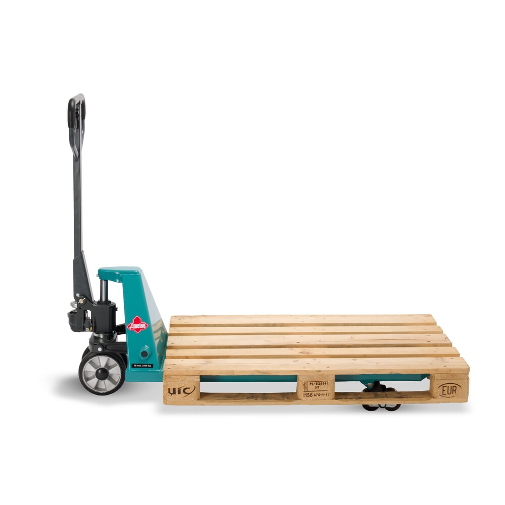 Produktbillede nr. 12: Palleløfter Ameise® PTM 2.5, bæreevne 2.500 kg, gaffellængde 1.150 mm, massiv gummi/polyurethan, tandemhjul