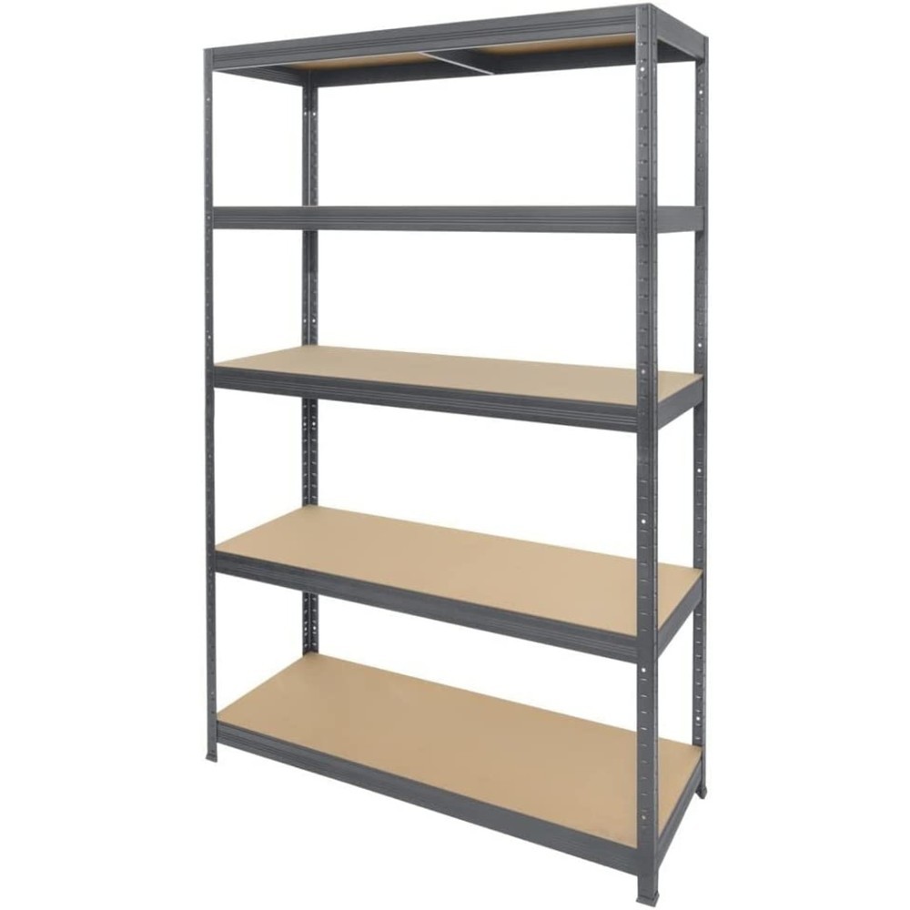 Produktbillede nr. 3: HEMMDAL hyldereol type M grafti grå, hyldebelastning 200 kg, HxBxD 1.800 x 1.200 x 450 mm