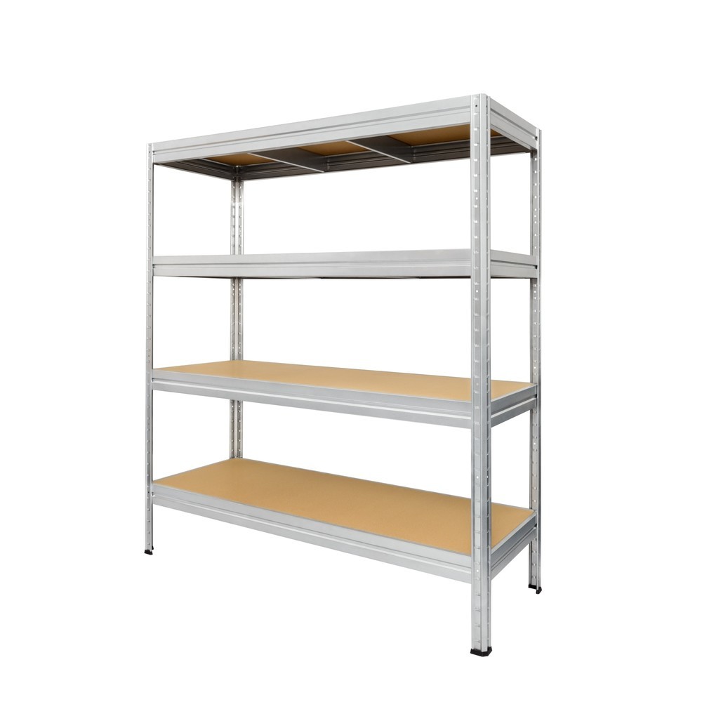Produktbillede: HEMMDAL-storfagsreol, stiksystem, hyldebelastning 600 kg, galvaniseret, HxBxD 1.770 x 1.600 x 450 mm
