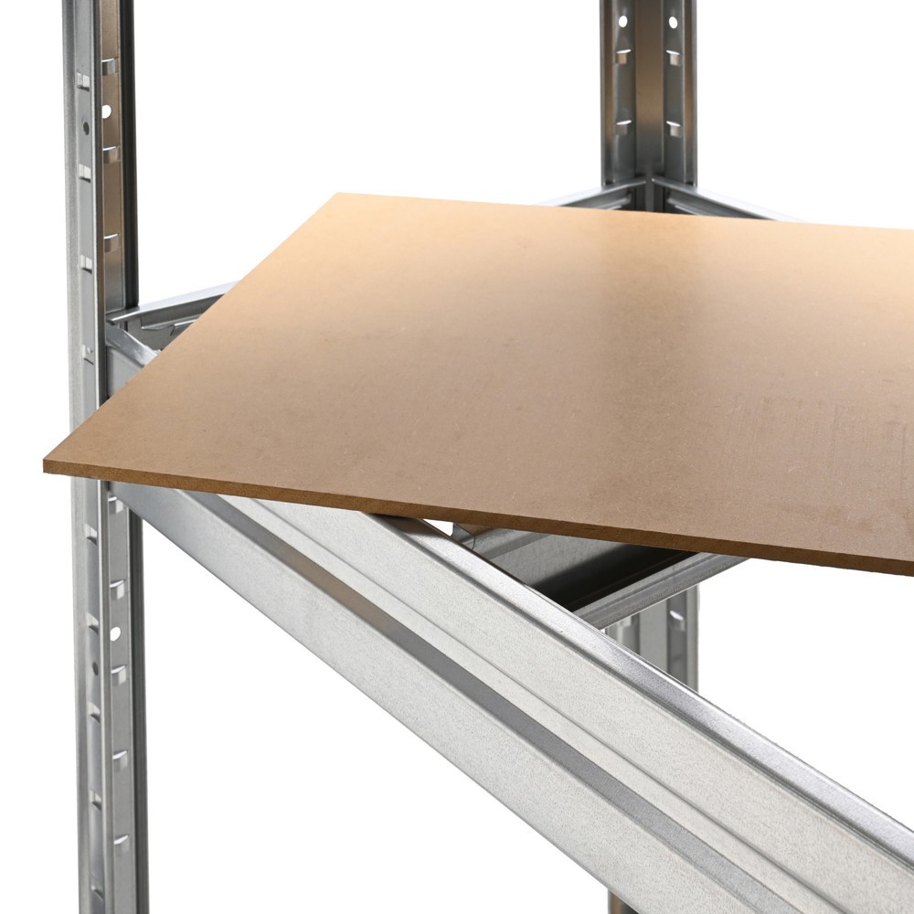 Produktbillede nr. 5: HEMMDAL-storfagsreol, stiksystem, hyldebelastning 600 kg, galvaniseret, HxBxD 1.770 x 1.600 x 450 mm
