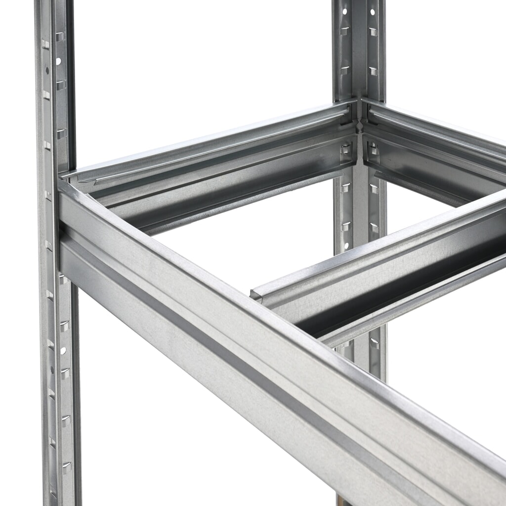 Produktbillede nr. 6: HEMMDAL-storfagsreol, stiksystem, hyldebelastning 600 kg, galvaniseret, HxBxD 1.770 x 1.600 x 450 mm