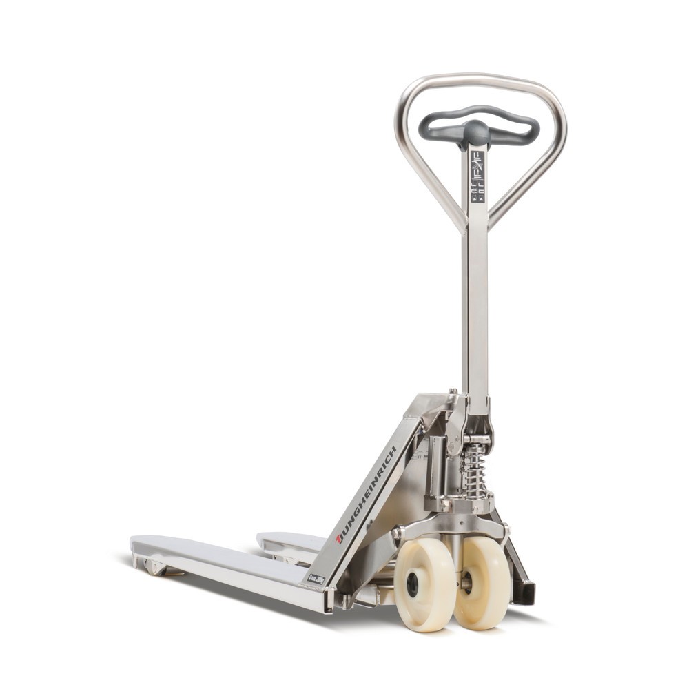 Produktbillede: Jungheinrich palleløfter i rustfrit stål AM I20, bæreevne 2.000 kg, gaffellængde 1.140 mm, nylon