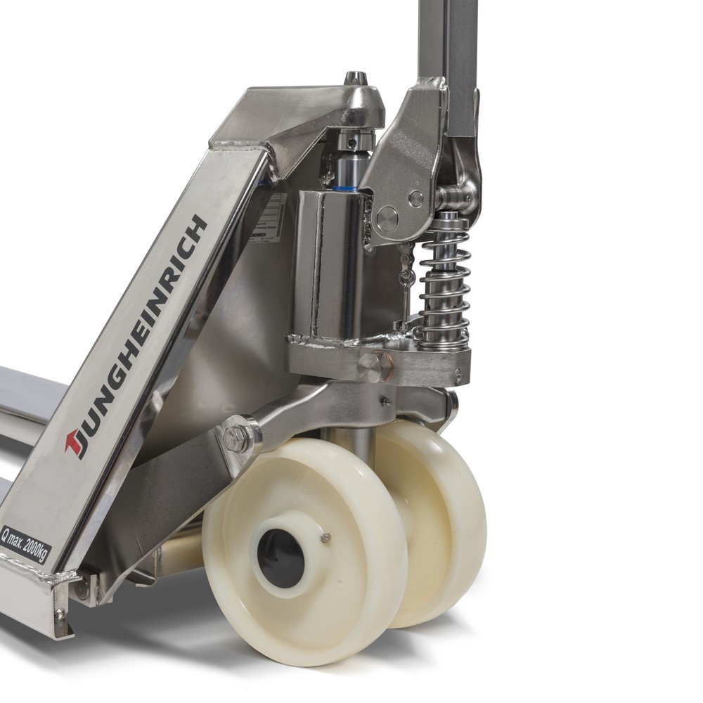 Produktbillede nr. 3: Jungheinrich palleløfter i rustfrit stål AM I20p - Professional-version, bæreevne 2.000 kg, gaffellængde 1.140 mm, nylon