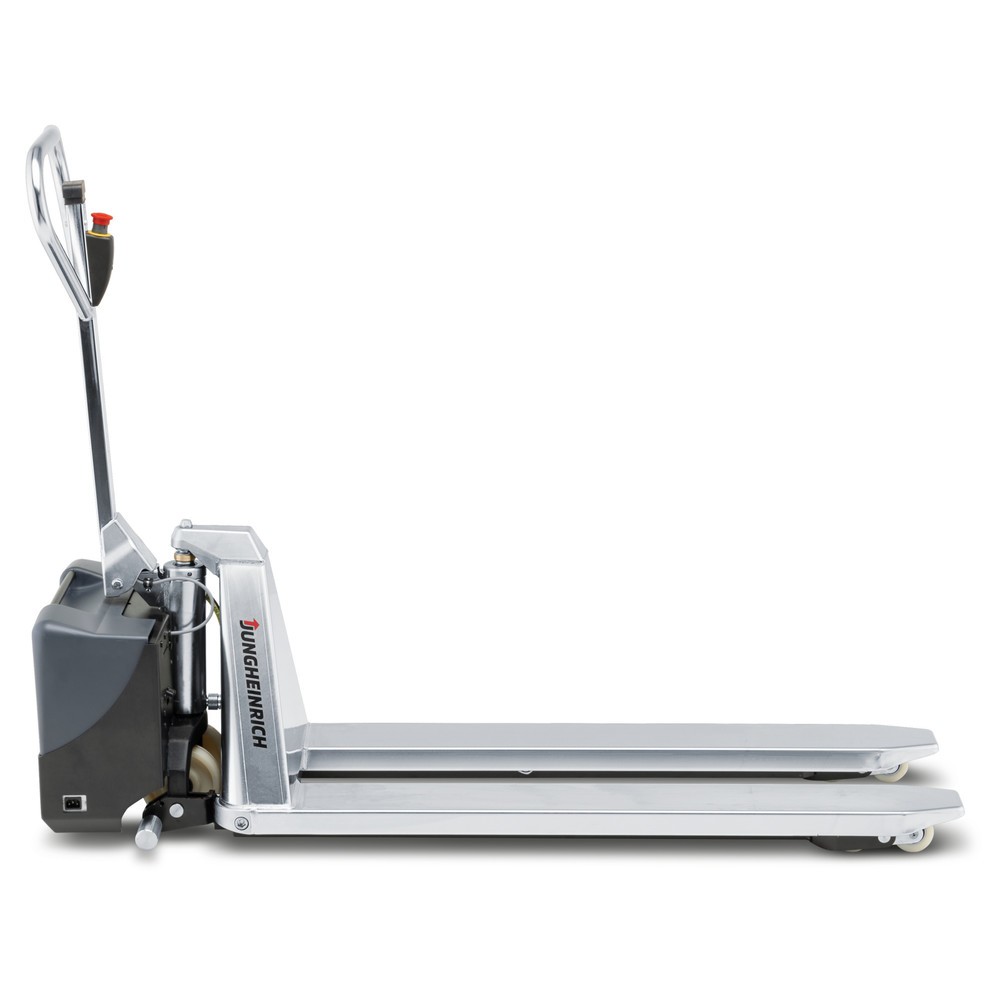 Produktbillede nr. 3: Jungheinrich sakseløfter i rustfrit stål AMX I15e, bæreevne 1.500 kg, gaffellængde 1.200 mm, nylon