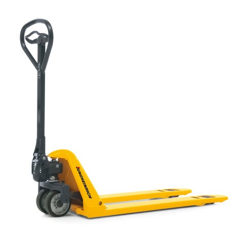 Produktbillede nr. 1: Jungheinrich flad palleløfter AM 15l, bæreevne 1.500 kg, gaffellængde 795 mm, massiv gummi/nylon, tandemhjul