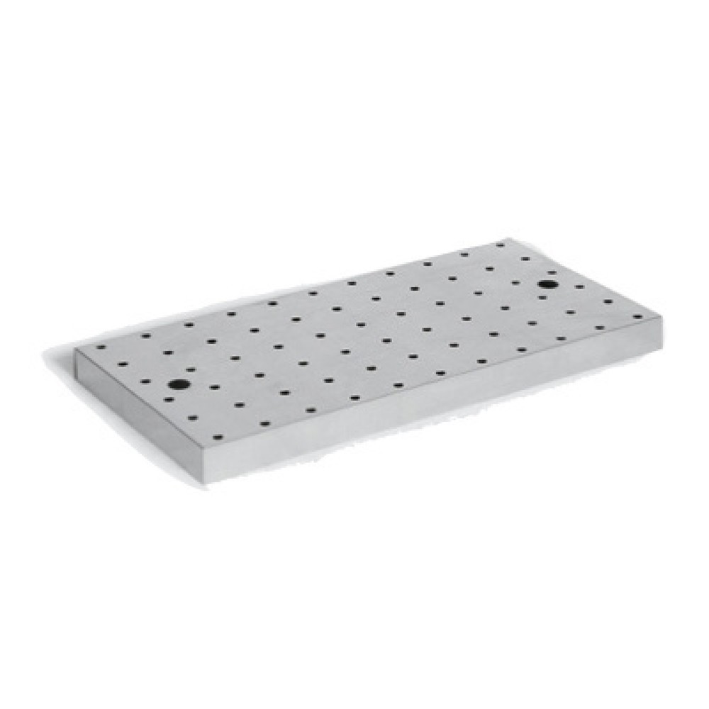 Produktbillede: Perforeret pladeafdækning til Steinbock® kemikalie- og giftskab, BxT 500 x 500 mm