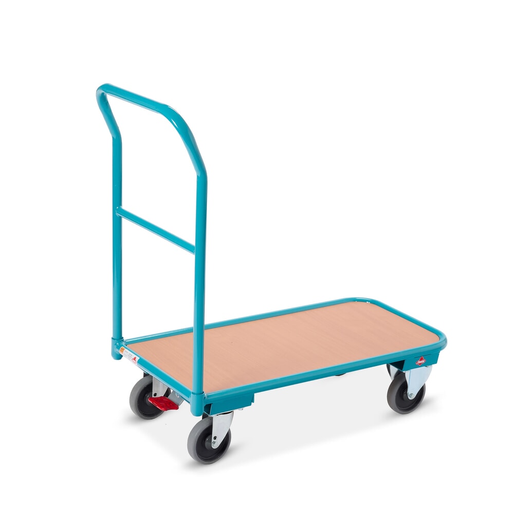 Produktbillede: Ameise®-lagervogn, bærekraft 200 kg, lasteflade B x D 450 x 850 mm, med centralbremse