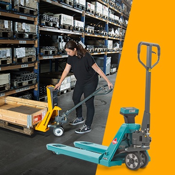 Palleløftere med vægt