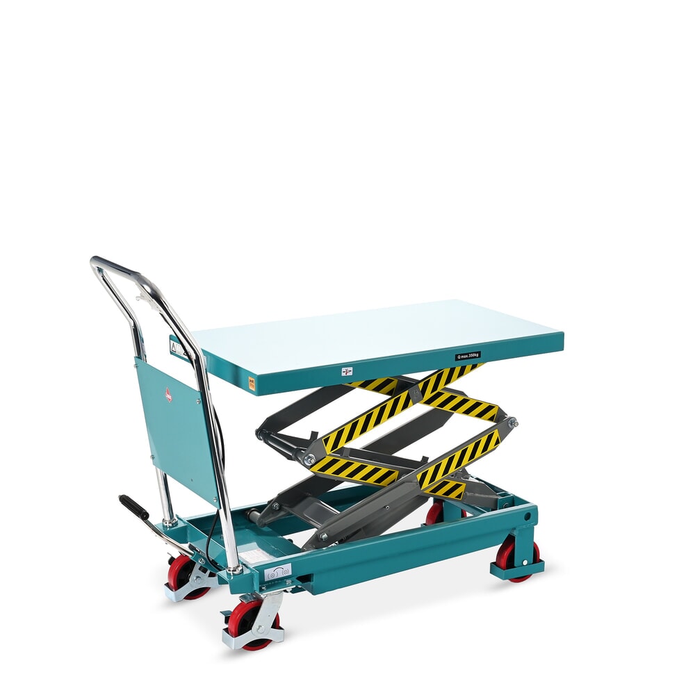 Produktbillede nr. 4: Sakseløftebord Ameise® LTT 0,7 med dobbelt sakse, bærekraft 700 kg, platform à 1.220 x 610 mm