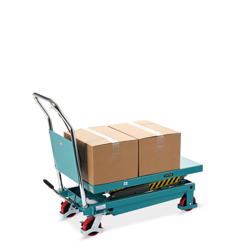 Produktbillede nr. 6: Sakseløftebord Ameise® LTT 0,7 med dobbelt sakse, bærekraft 700 kg, platform à 1.220 x 610 mm