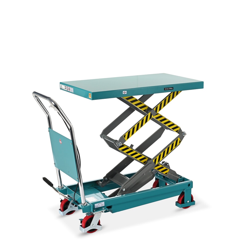 Produktbillede nr. 7: Sakseløftebord Ameise® LTT 0,7 med dobbelt sakse, bærekraft 700 kg, platform à 1.220 x 610 mm
