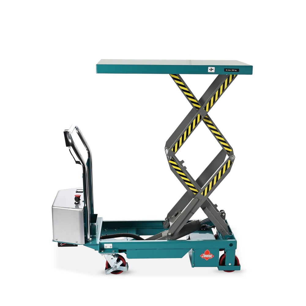 Produktbillede nr. 7: Sakseløftebord Ameise® LTT 0,35 med dobbelt sakse, elektrisk, bærekraft 350 kg, platform à 910 x 500 mm