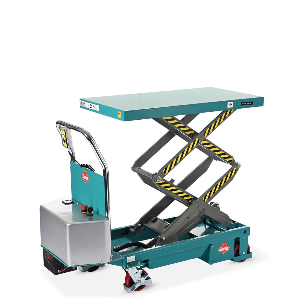 Produktbillede nr. 12: Sakseløftebord Ameise® LTT 0,35 med dobbelt sakse, elektrisk, bærekraft 350 kg, platform à 910 x 500 mm