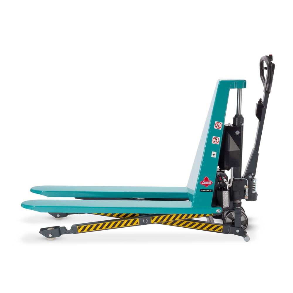 Produktbillede nr. 13: Sakseløfter Ameise® PTM 1.0 elektrohydraulisk, bærekraft 1.000 kg, gaffellængde 1.150 mm, polyurethan/nylon